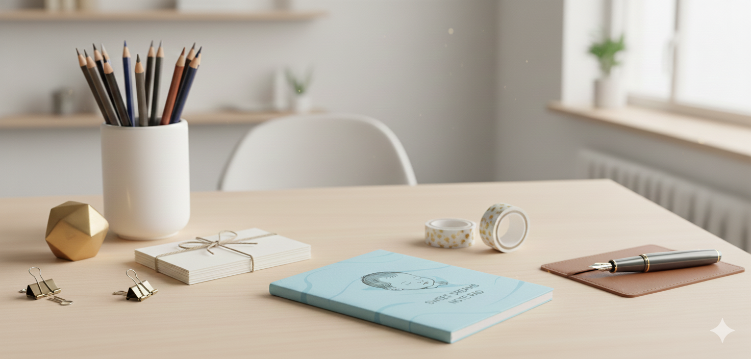 Premium stationery designed for creators who demand style, quality and precision.