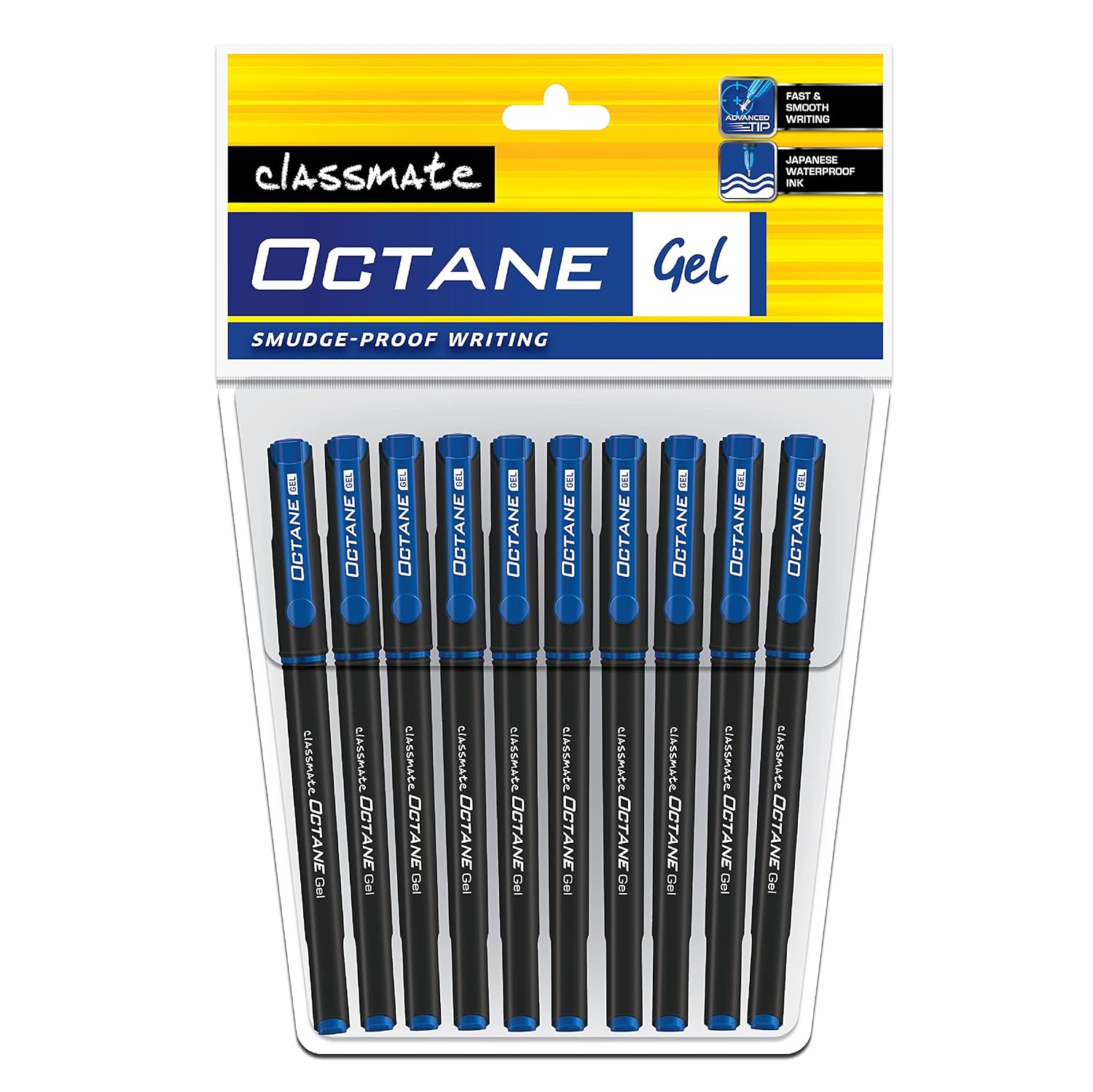 Classmate Octane Gel Pen Blue Set of 10
